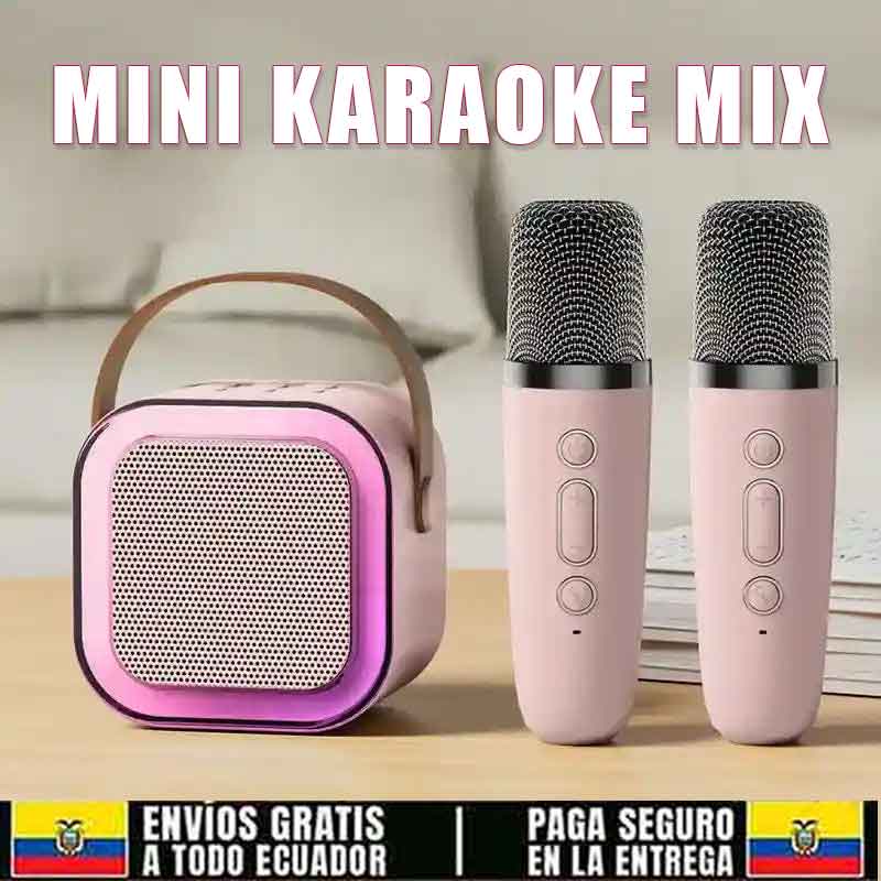 MINI KARAOKE PORTATIL MIX CON ENVIO GRATIS