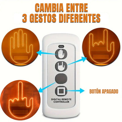 MANOPRO 👍 LED INALÁMBRICA CON GESTOS DIVERTIDOS🚦