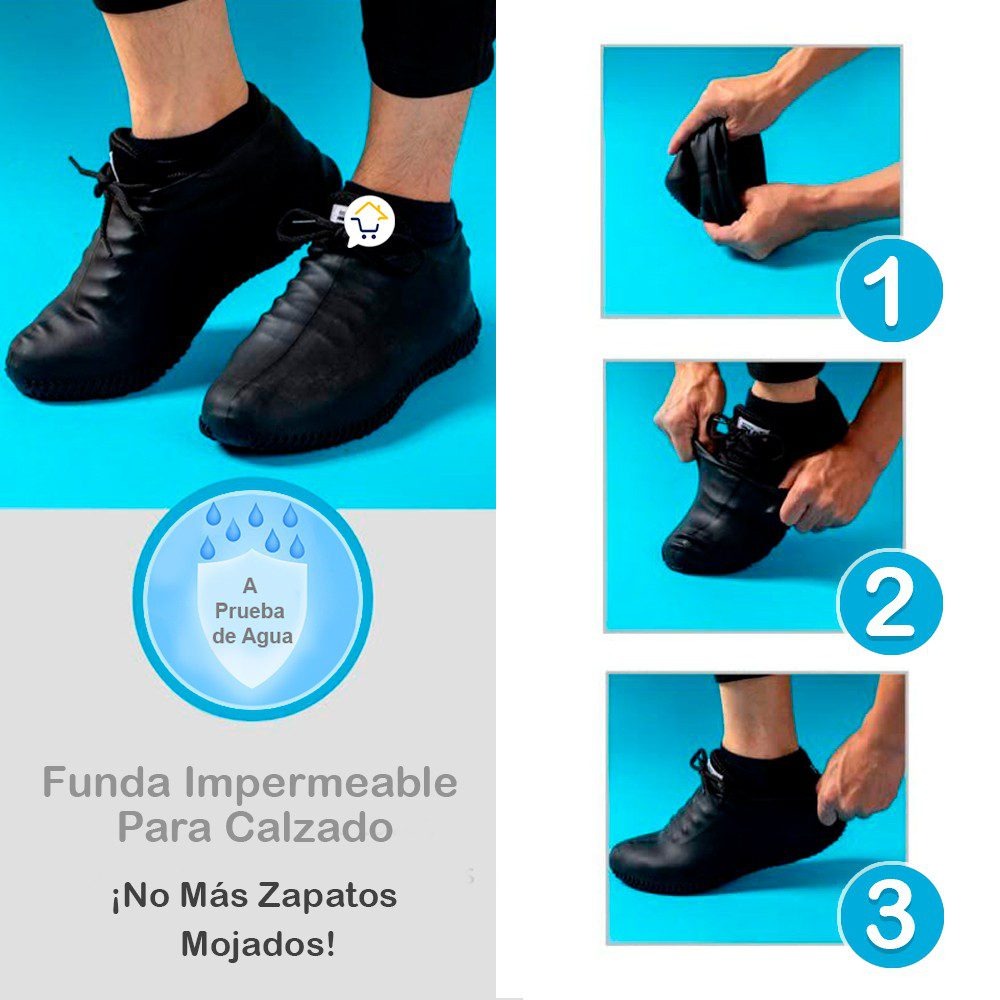 (PAGA 1 Y RECIBE 2 PARES ) PROTECTOR DE ZAPATOS DE SILICONA (Talla Unica) + ENVIO GRATIS👟