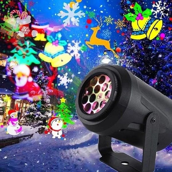 PROYECTOR NAVIDEÑO CON LUCES + ENVIO GRATIS