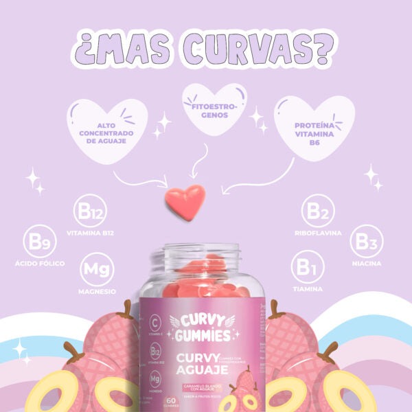 ⭐CURVY AGUAJE GUMMIES + ENVIO GRATIS⭐