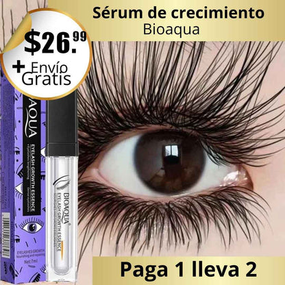 2X1 SERUM CRECIMIENTO DE PESTAÑAS Y CEJAS BIOAQUA + ENVIO GRATIS