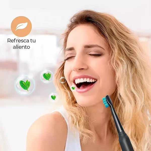 CEPILLO DE DIENTES RECARGABLE + GRATIS 4 CABEZALES DE CEPILLO + ENVIO GRATIS