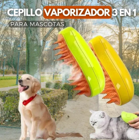 🧼Cepillo a VaporPRO 3 en 1 para Mascotas