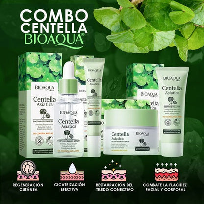 KIT X4 CENTELLA ASIÁTICA ANTI GRASA+ANTI ACNE💚+ENVIO GRATIS