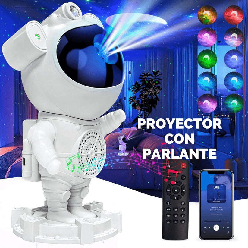 👩‍🚀Proyector Astronauta con parlante👩‍🚀