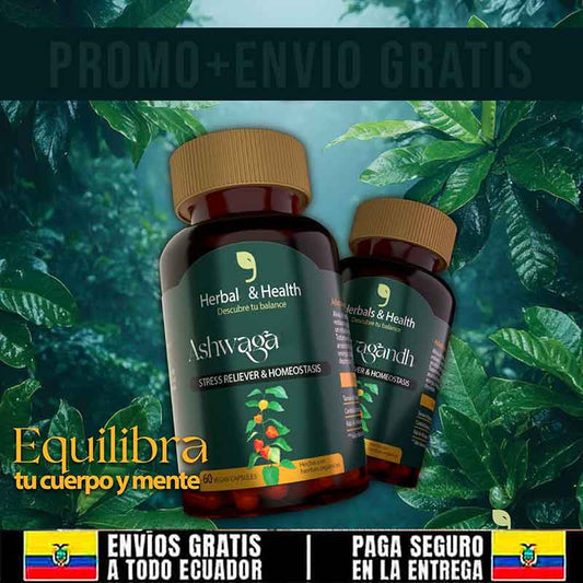 ⭐Capsulas Aswandha Herbals + Envio Gratis⭐