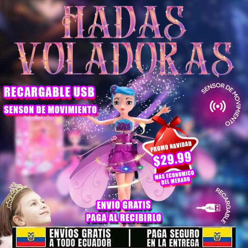 HADA VOLADORA RECARGABLE+ENVIO GRATIS