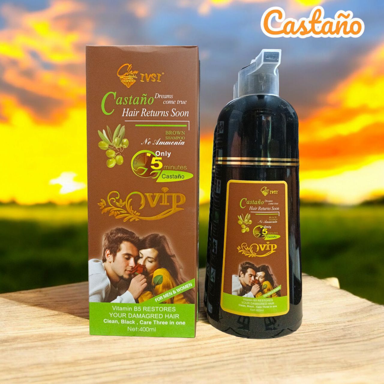 ⭐SHAMPOO CUBRE CANAS IVSI 3 EN 1 + ENVIO GRATIS⭐