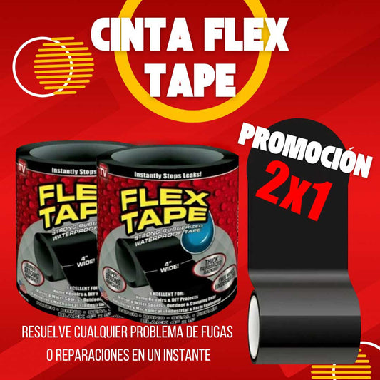 2x1 Cinta Pega Todo Import Flex Tape + Envío Gratis