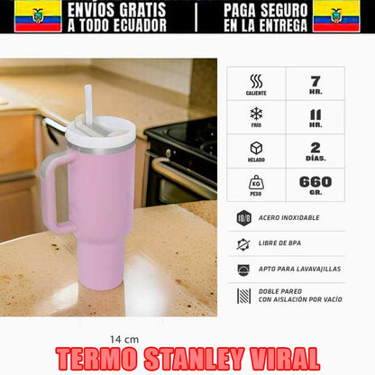 🥤TERMO TIPO STANLEY DE ACERO IXOCIDABLE CON ENVIO GRATIS🥤