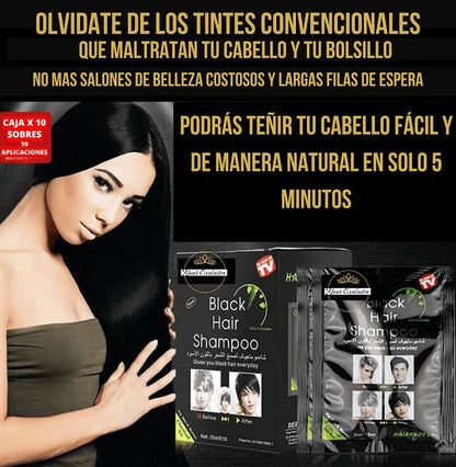 Shampoo CubreMax Premium Importado + Caja con 10 Sobres