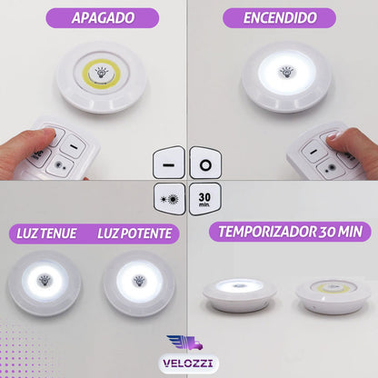 💡KIT DE 3 LUCES LED + CONTROL💡 + ENVIO GRATIS + PAGA AL RECIBIR📦