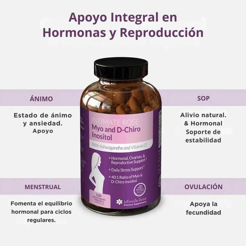 Myo-Inositol + D-Chiro Inositol™ Producto Importado 120 Capsulas