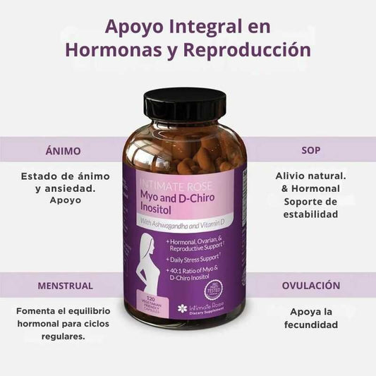 Myo-Inositol + D-Chiro Inositol™ Producto Importado 120 Capsulas